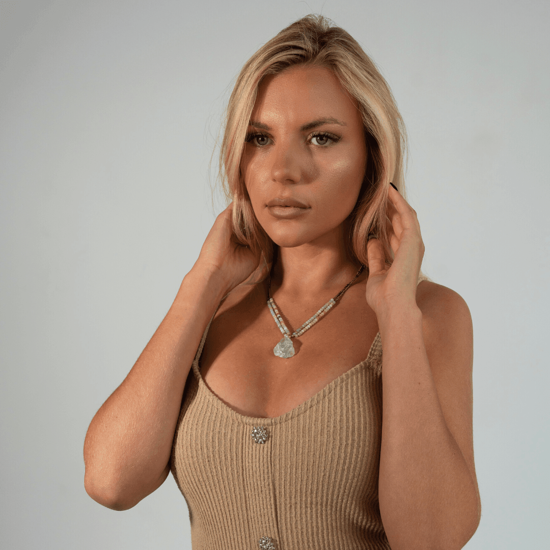 Girocollo "Speranza Infinita" con Pietre di Amazzonite