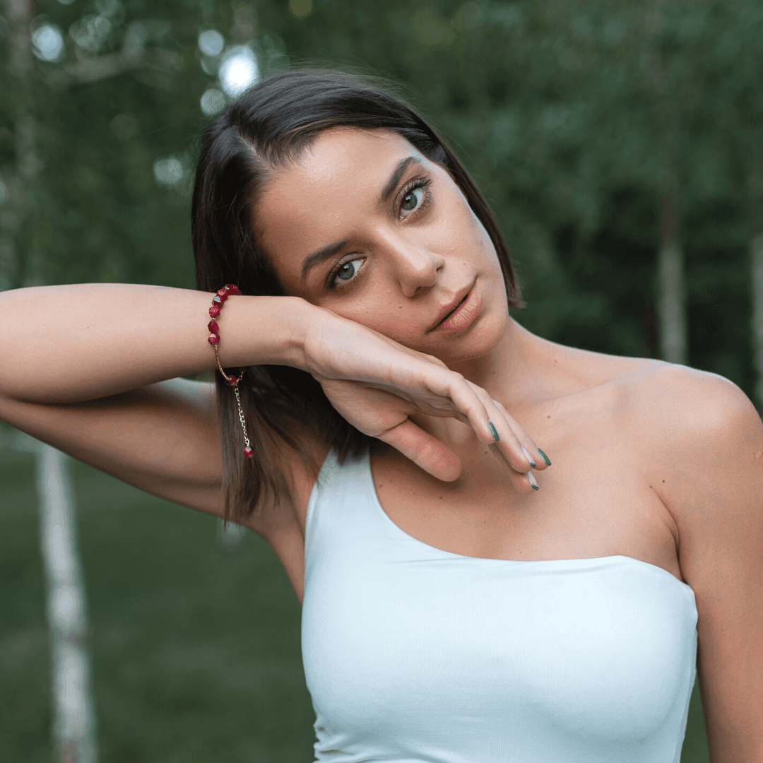 Bracciale con Perline “Scudo Protettivo” in Occhio di Tigre