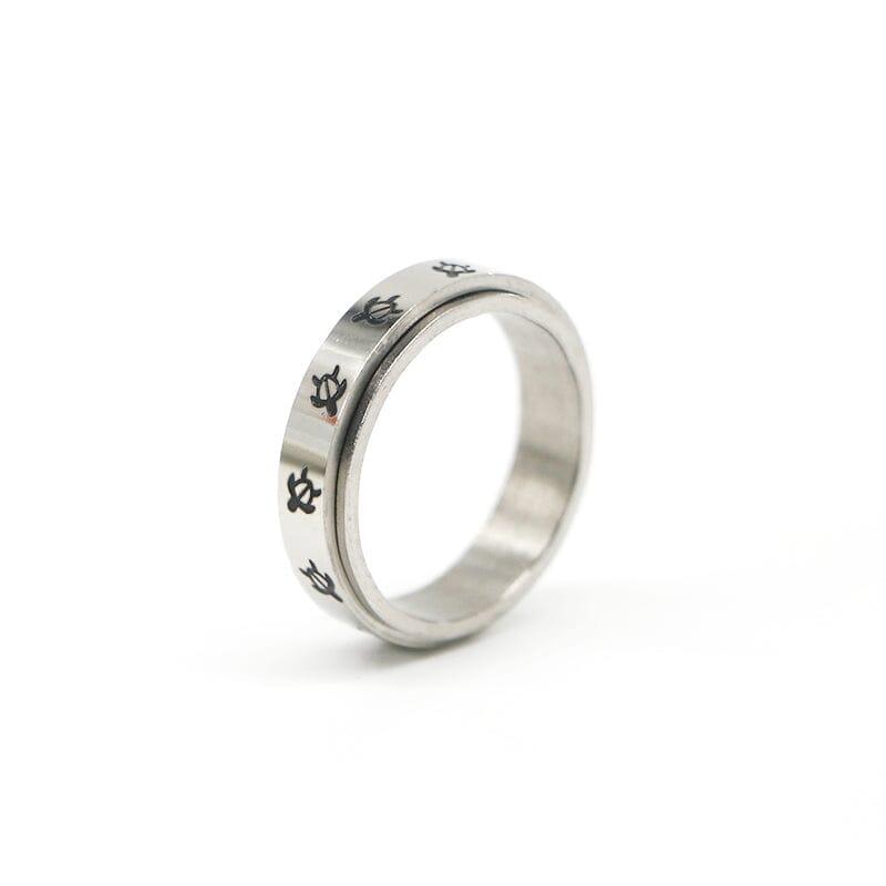 Anello Argentato “Tartaruga della Saggezza Eterna”
