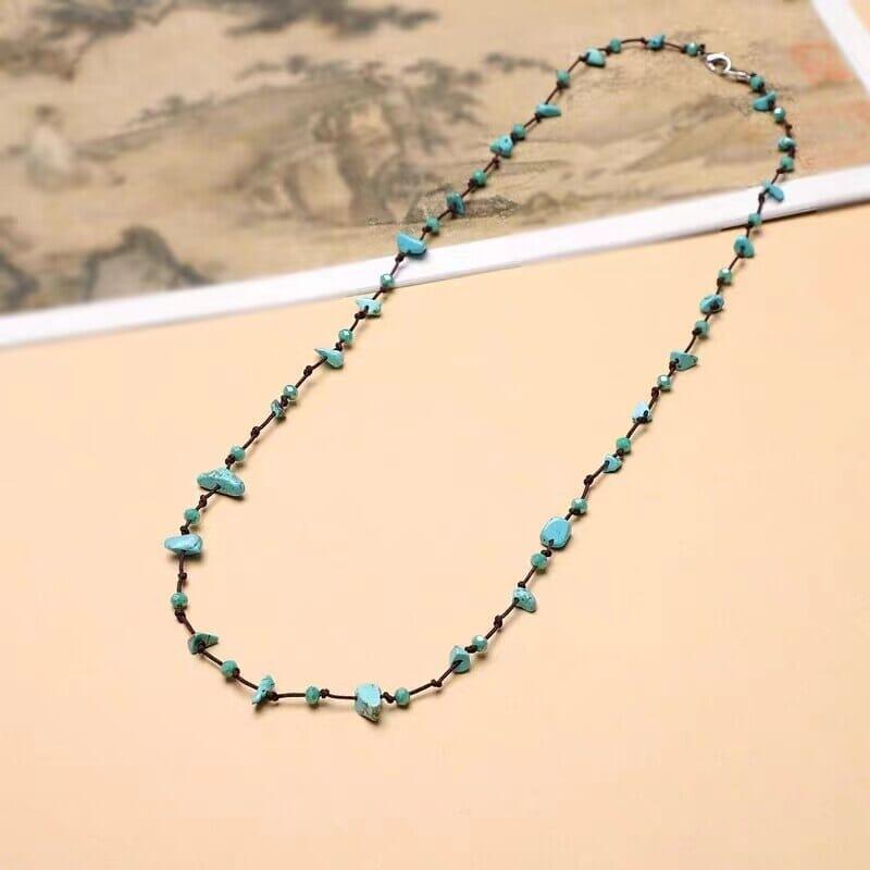 Collana di Gemme Naturali "Serenità Celeste"