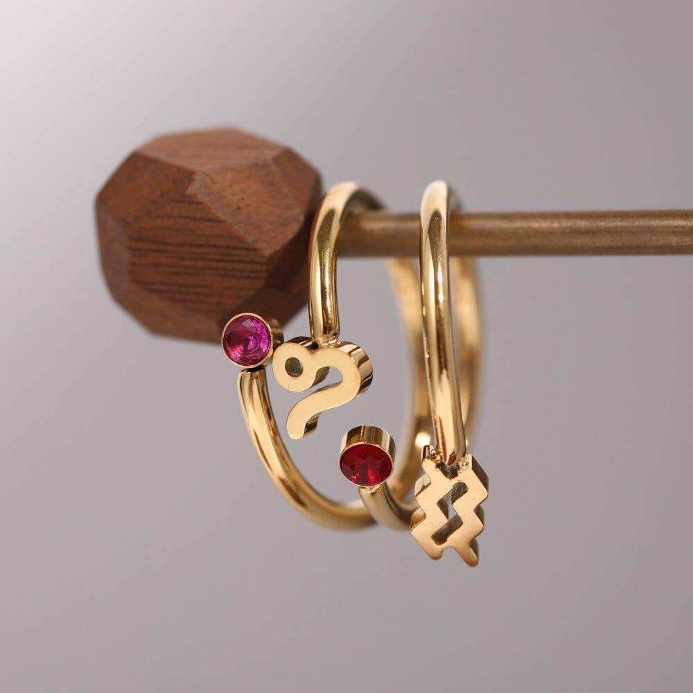 Anello in Oro "Armonia Zodiacale"