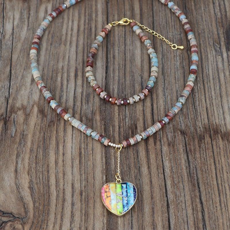 Set di Guarigione Chakra "Potere del Serpente" con Pietre e Pelle di Serpente