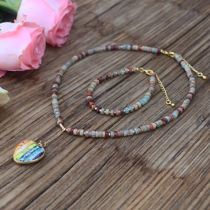 Set di Guarigione Chakra "Potere del Serpente" con Pietre e Pelle di Serpente