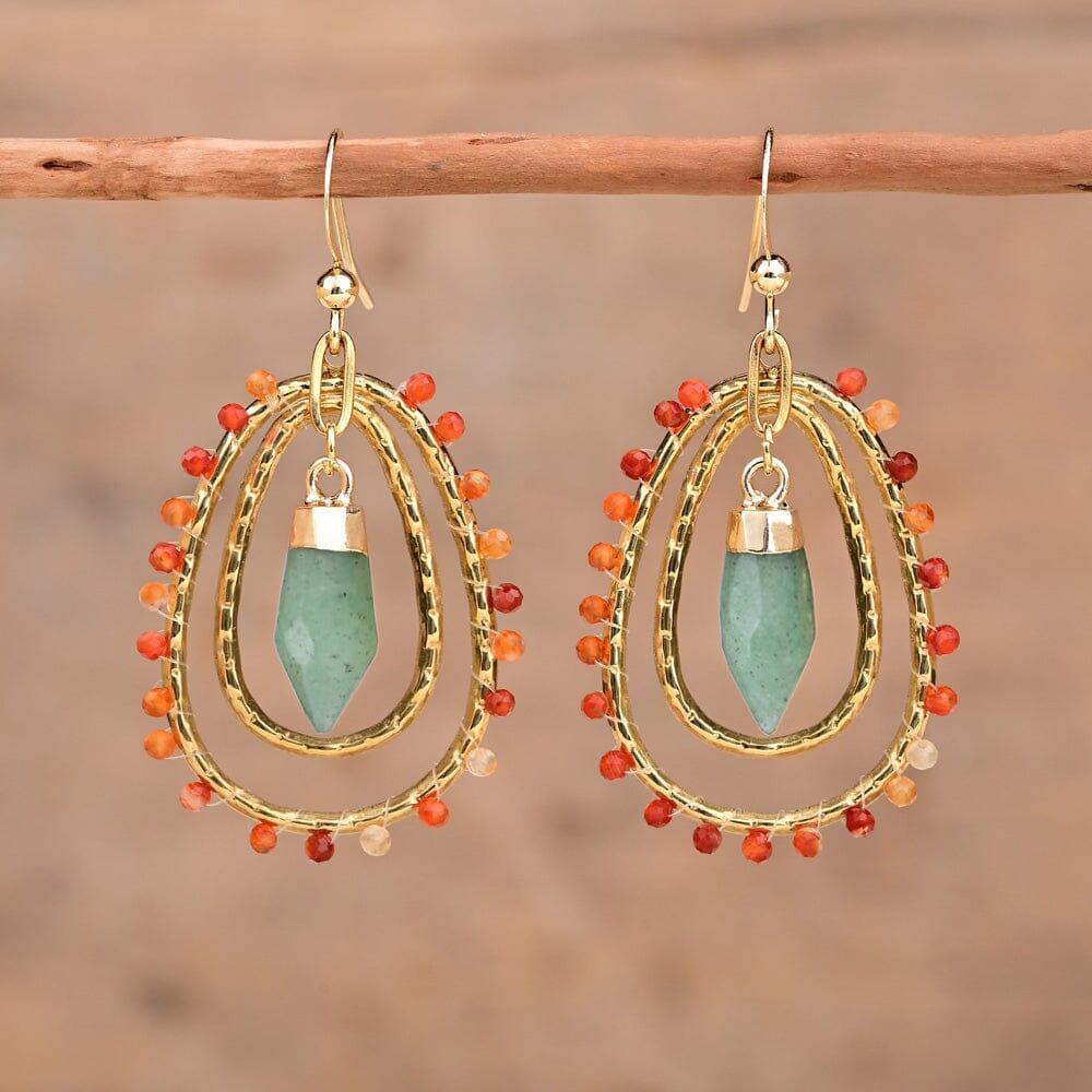 Orecchini "Cuore dell'Essenza" in Gemme Naturali