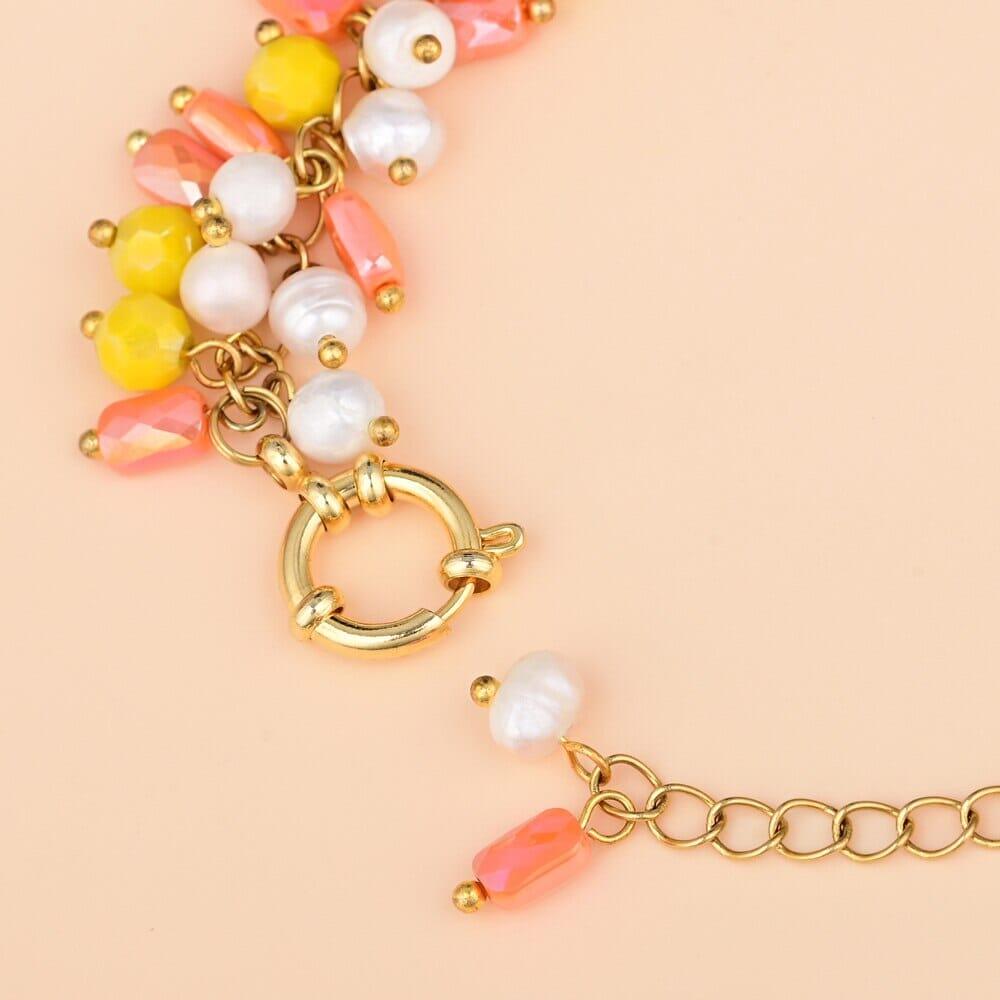 Bracciale "Sovrano della Terra" in Diaspro Dorato