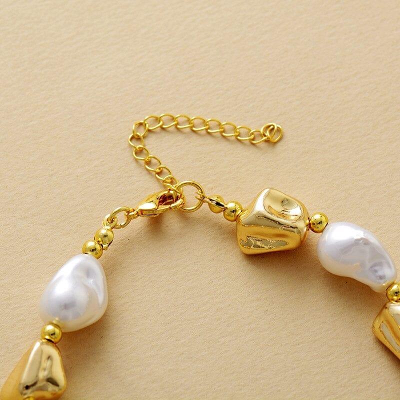 Collana Dorata con Turchesi o Perle “Saggezza Divina”