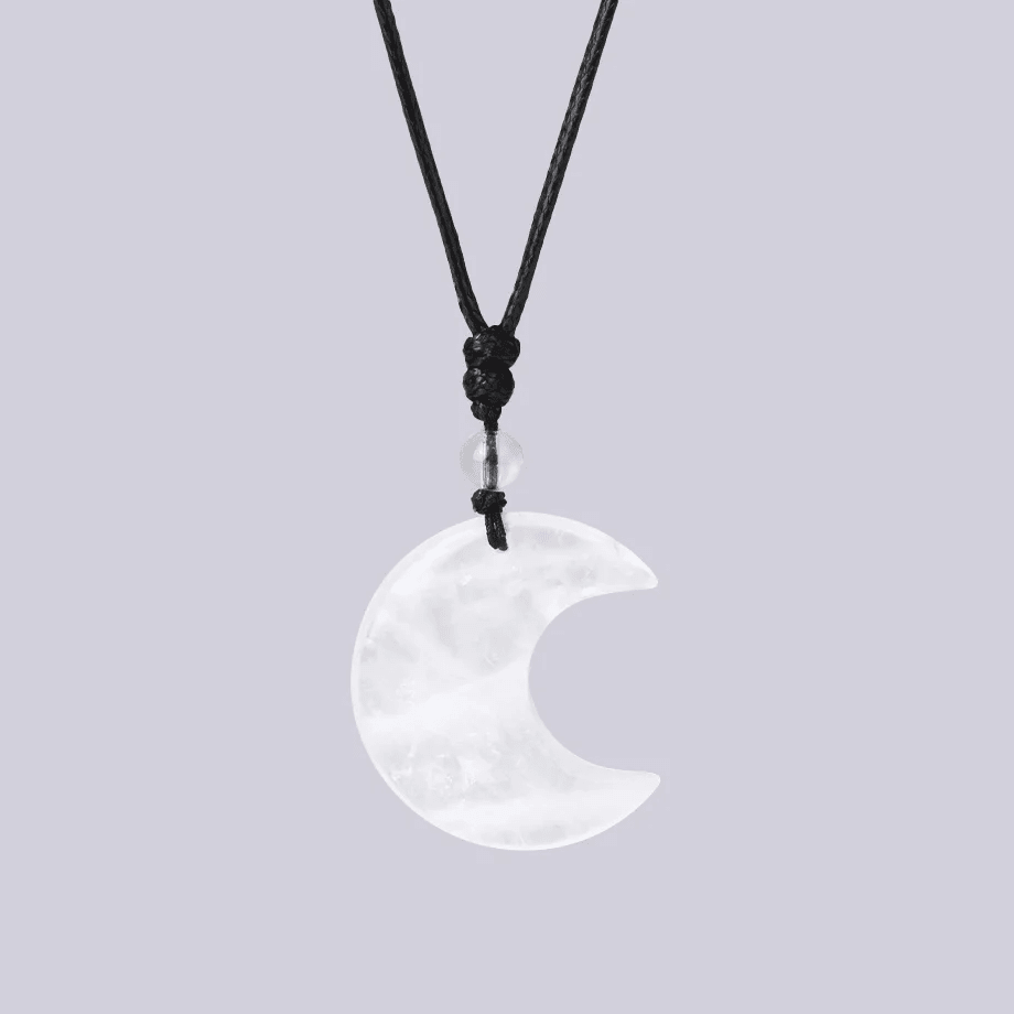 Collana di Pietre Naturali "Crescente Crepuscolare"