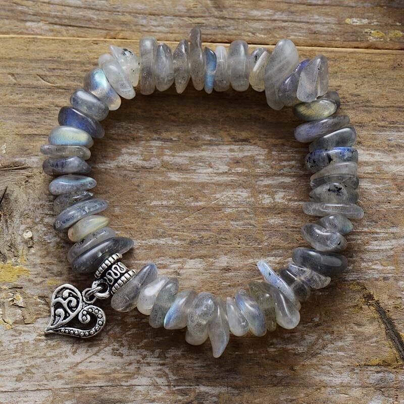 Bracciale in Labradorite "Risveglio dell'Amore Mistico"