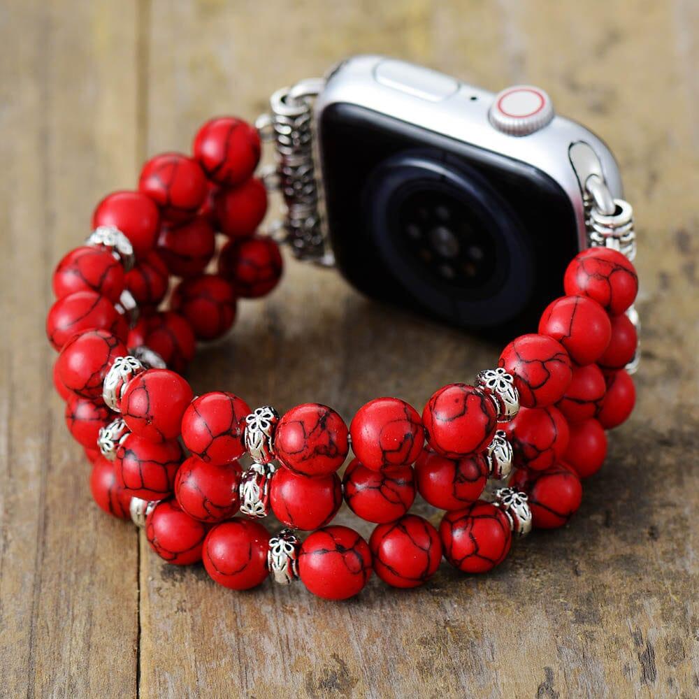 Cinturino per Smartwatch in Pietra Naturale “Fulmine Divino”