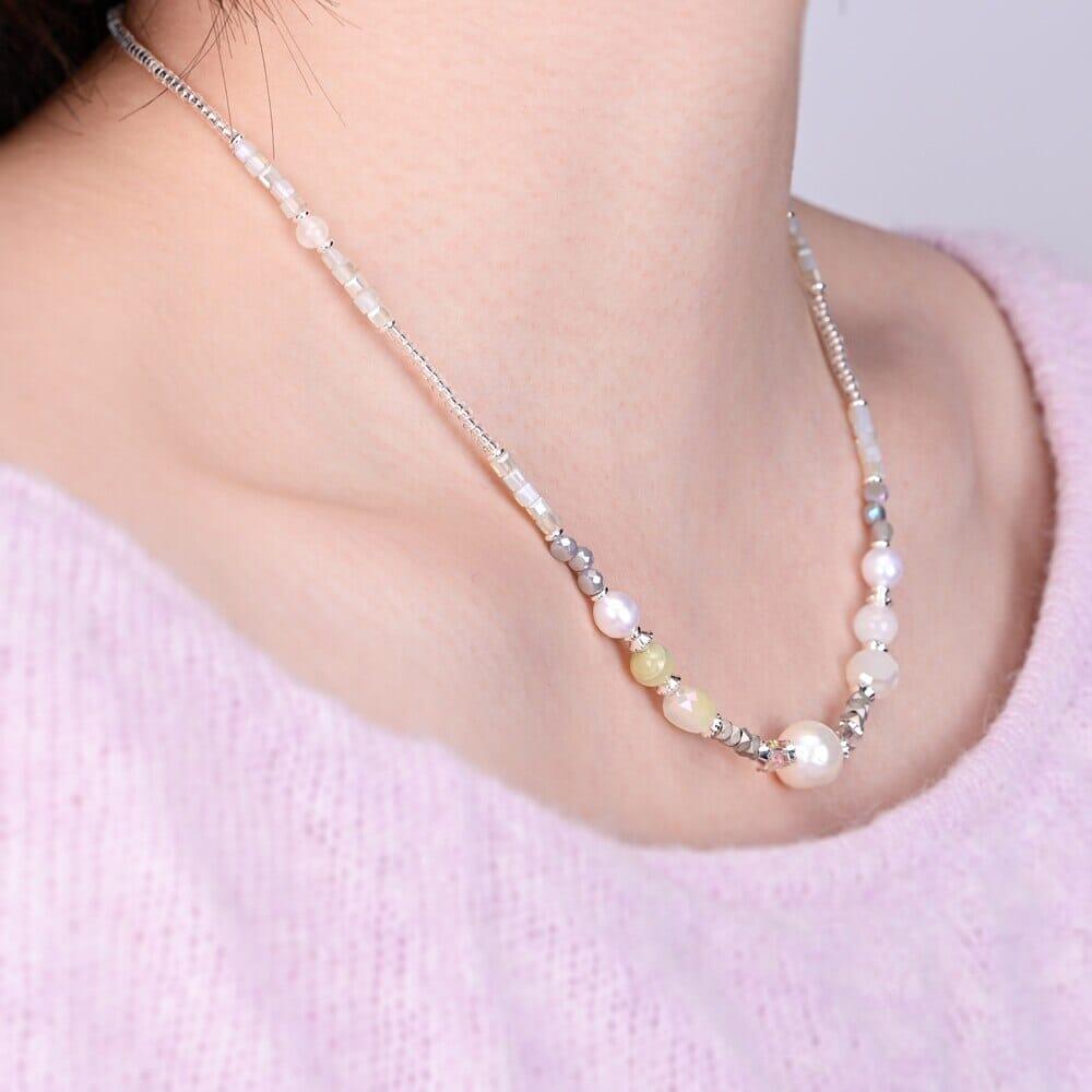 Collana in Perle "Gemme della Felicità Interiore"