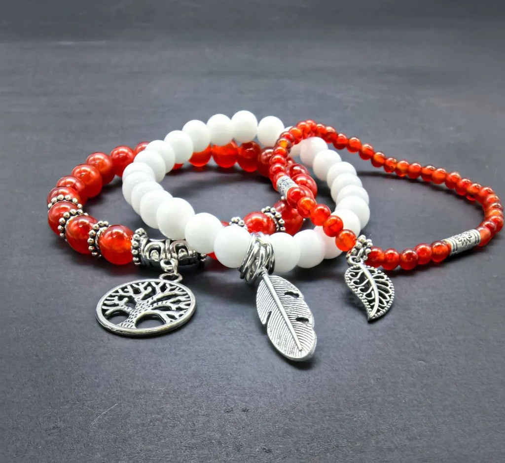 Set di Bracciali “Ice & Fire” per l’Equilibrio Energetico