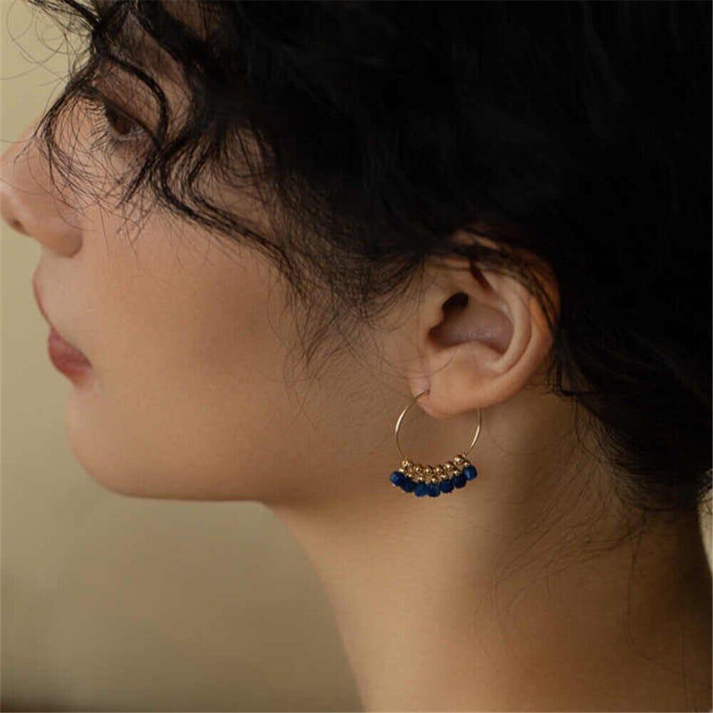 Orecchini "Gocce di Calma" con Kyanite