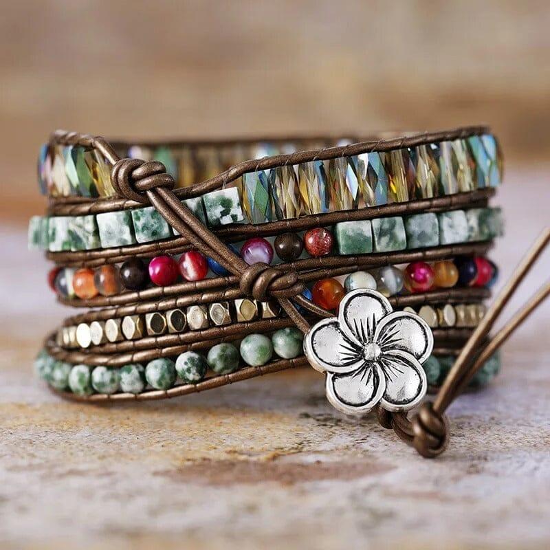 Bracciale in Diaspro "Verde Armonioso"