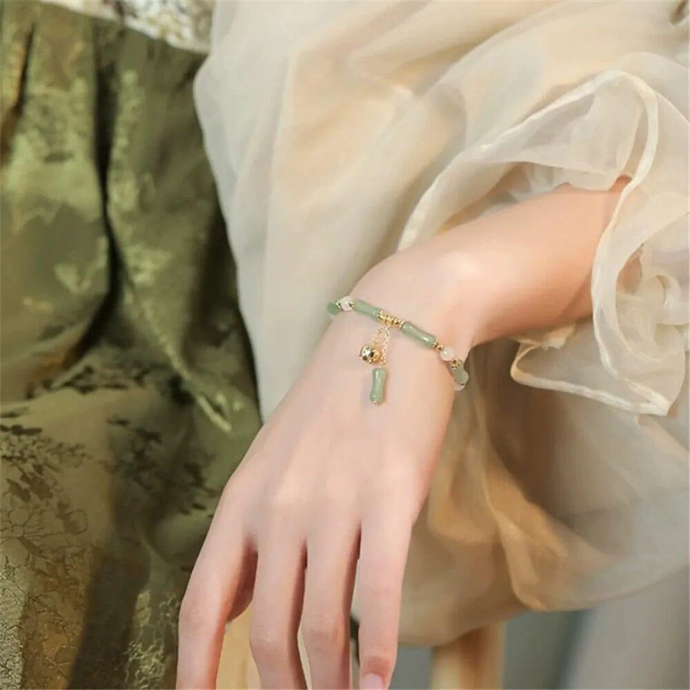 Bracciale di Giada e Avventurina "Armonia Naturale"