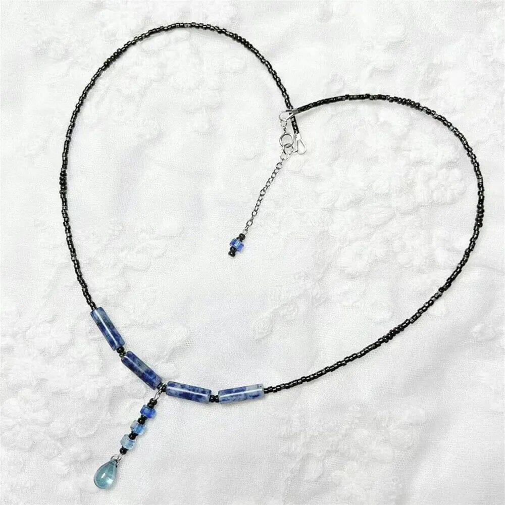Collana in Quarzo Blu “Acque del Crepuscolo”