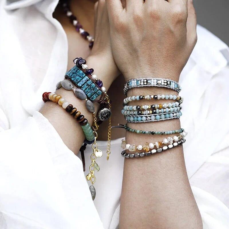 Bracciale “Cascata di Amazzonite”