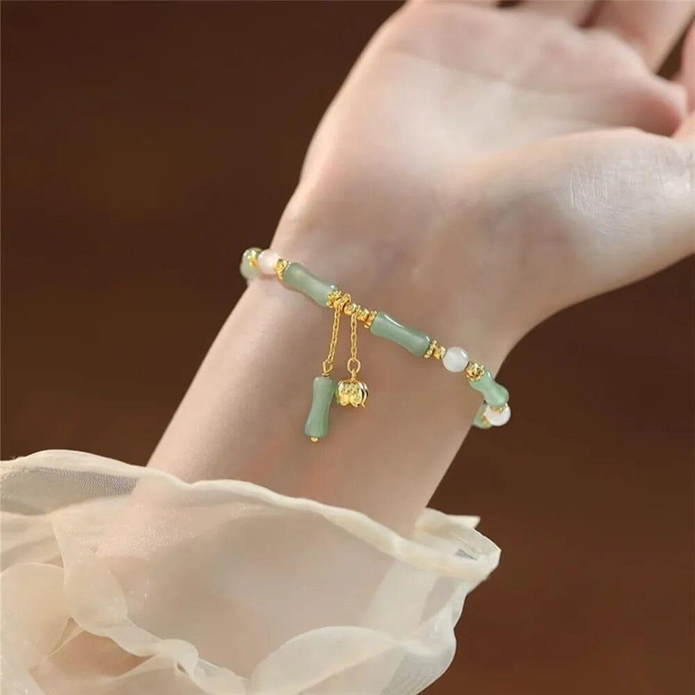Bracciale di Giada e Avventurina "Armonia Naturale"
