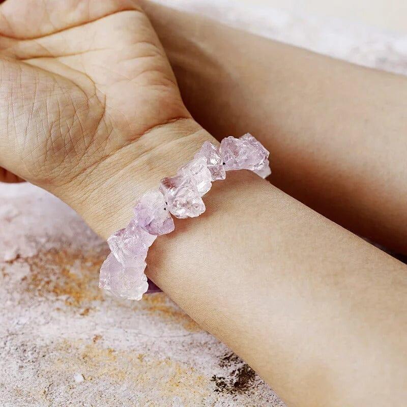 Bracciale di Ametista e Quarzo "Magia Incantata"