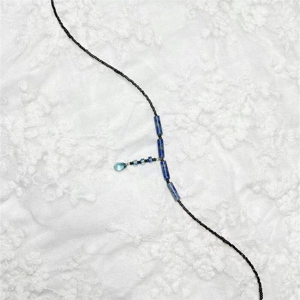 Collana in Quarzo Blu “Acque del Crepuscolo”