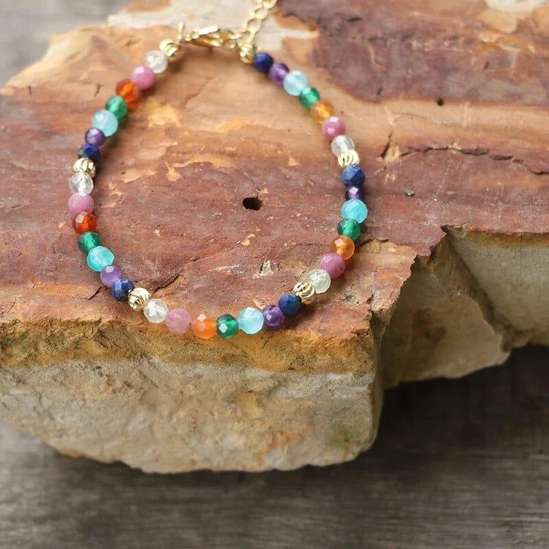 Bracciale “Arcobaleno Energetico” in Pietre Naturali