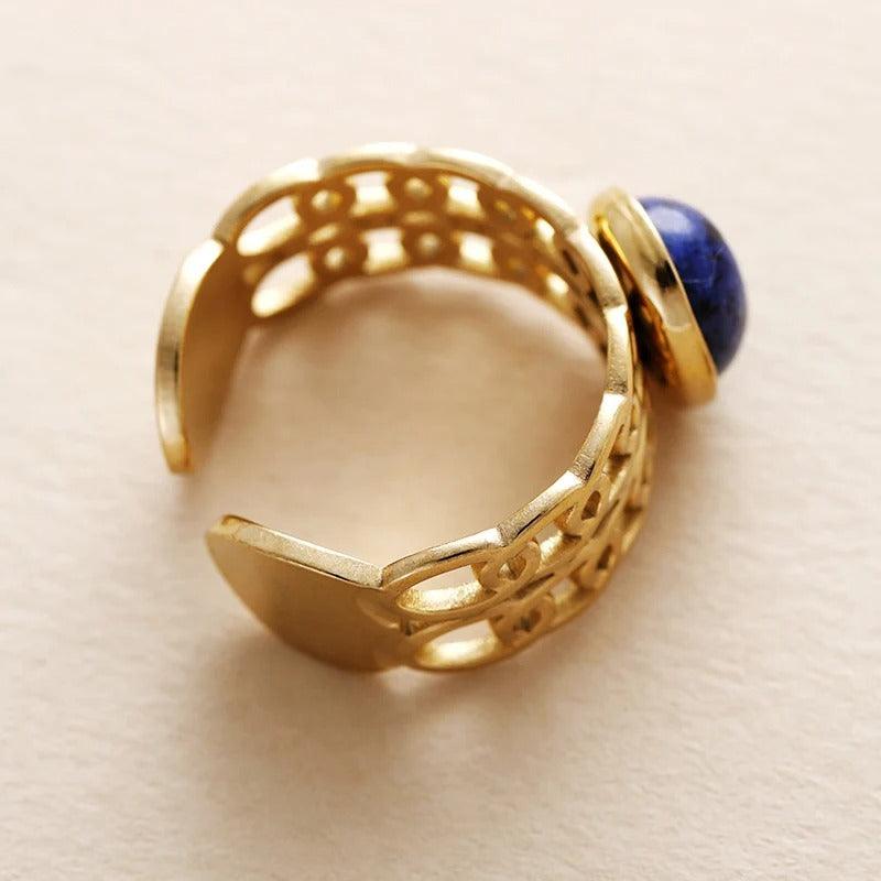 Anello con Gemme Naturali “Eleganza Armonica”