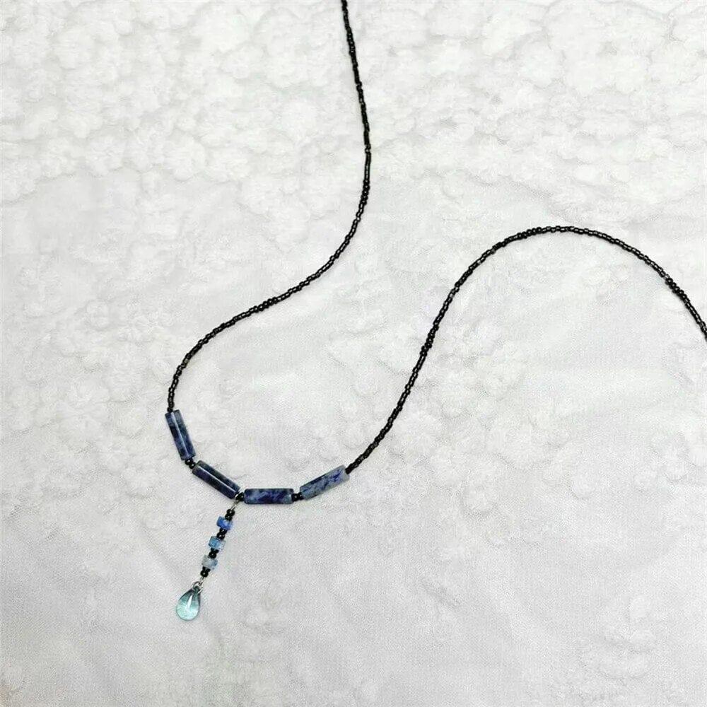 Collana in Quarzo Blu “Acque del Crepuscolo”