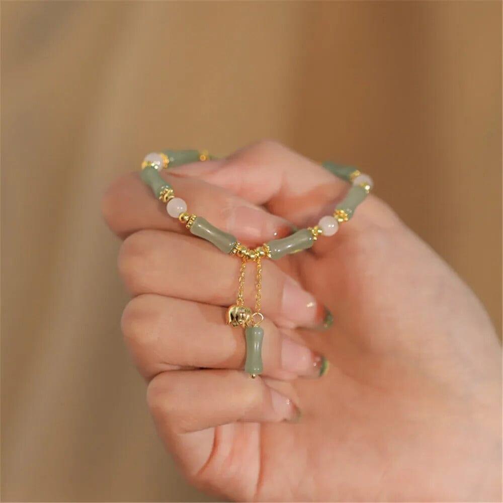 Bracciale di Giada e Avventurina "Armonia Naturale"