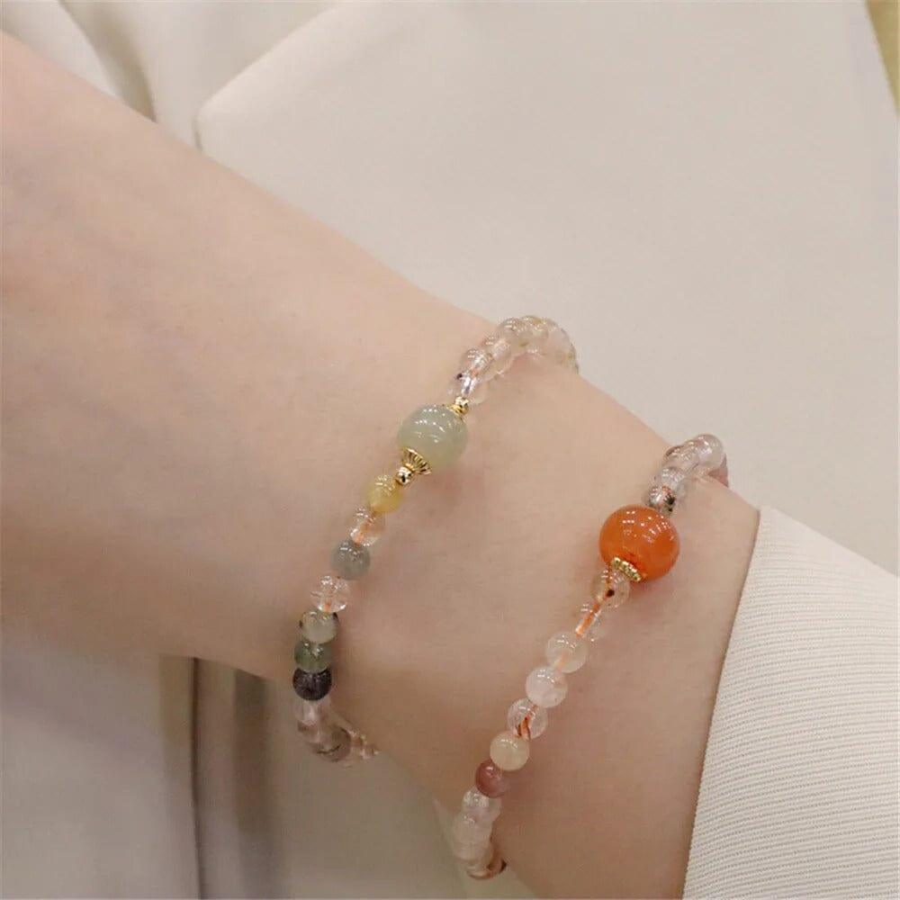 Bracciale “Equilibrio Etereo” con Pietre Naturali