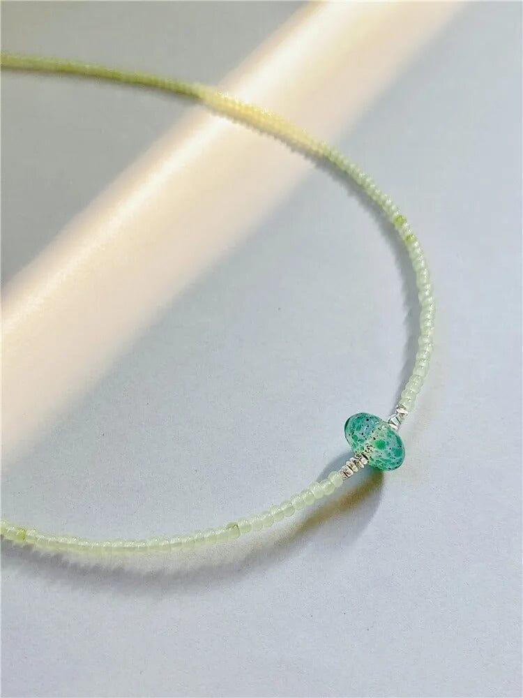 Collana di Perle di Riso "Serenità Cristallina"