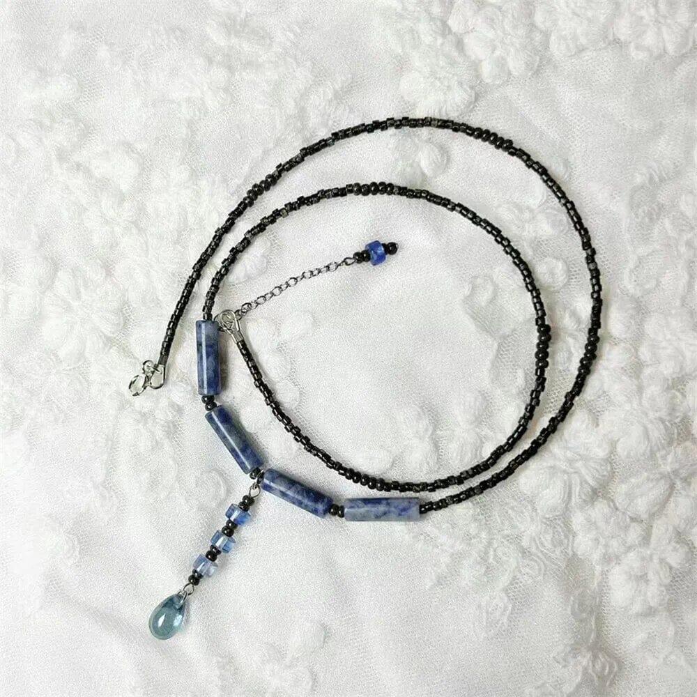 Collana in Quarzo Blu “Acque del Crepuscolo”
