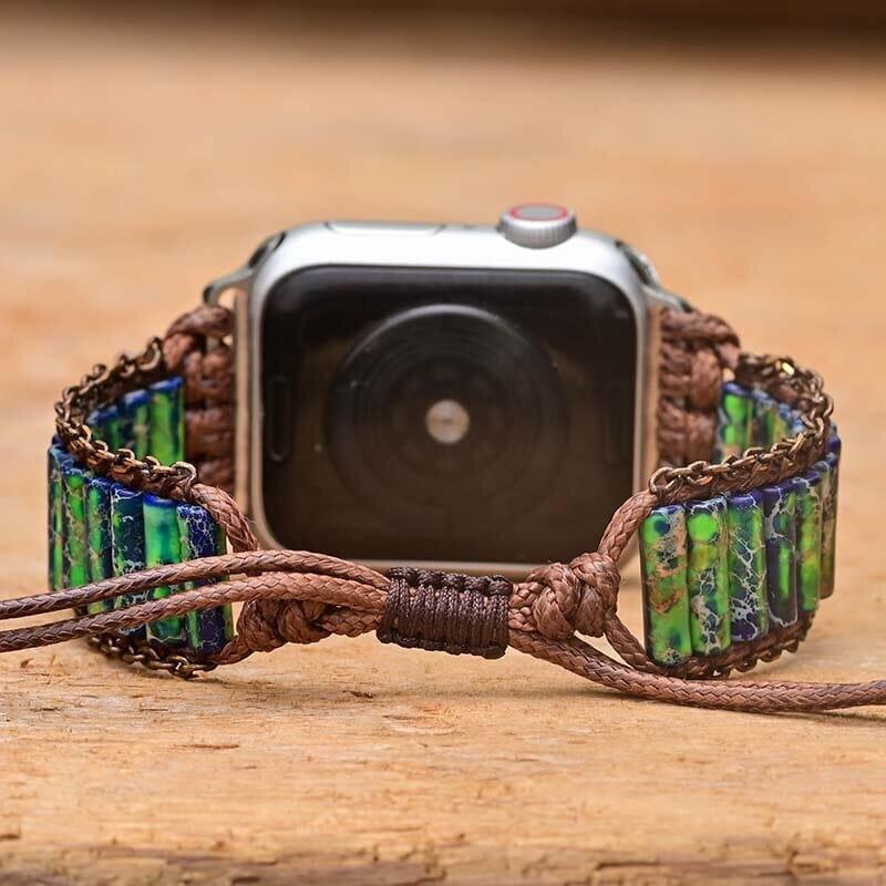 Cinturino "Serenità Regale" in Pietra Imperatore per Apple Watch