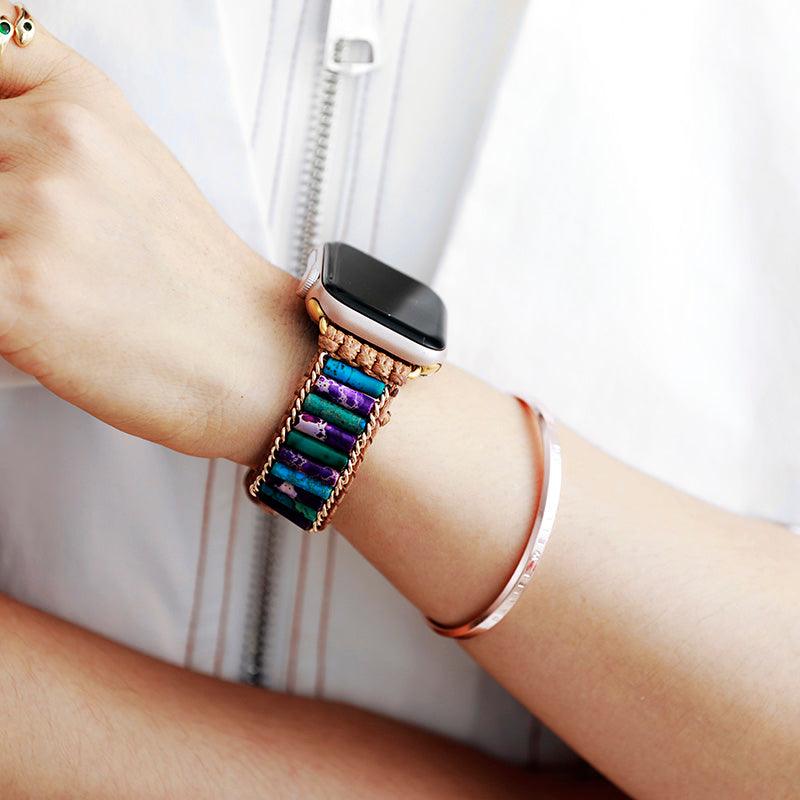 Cinturino per Apple Watch "Lussuoso Potere Curativo" con Diaspro