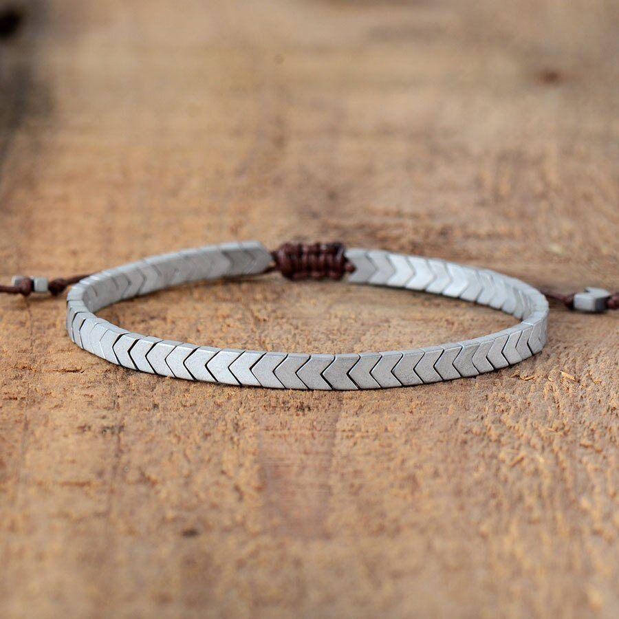 Bracciale "Calma Profonda" in Ematite