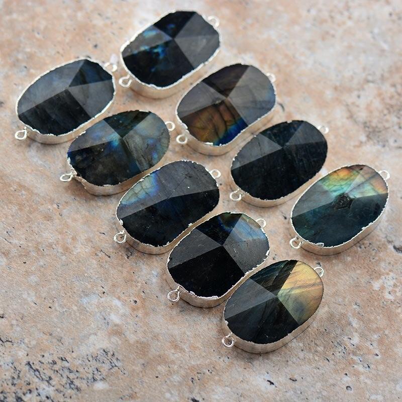 Braccialetto a Cinque Strati "Luminosa Labradorite"