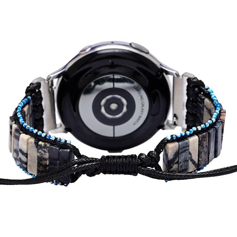 Cinturino per Orologio Samsung "Sinfonia di Equilibrio" con Pietra Zebrata