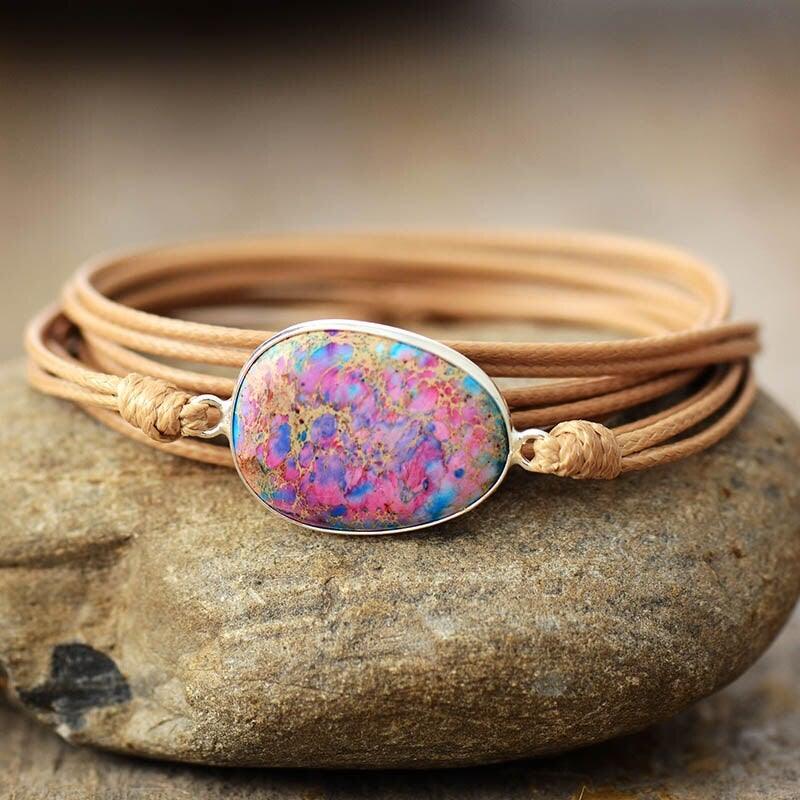 Braccialetto Etnico "Essenza Semplice" in Diaspro