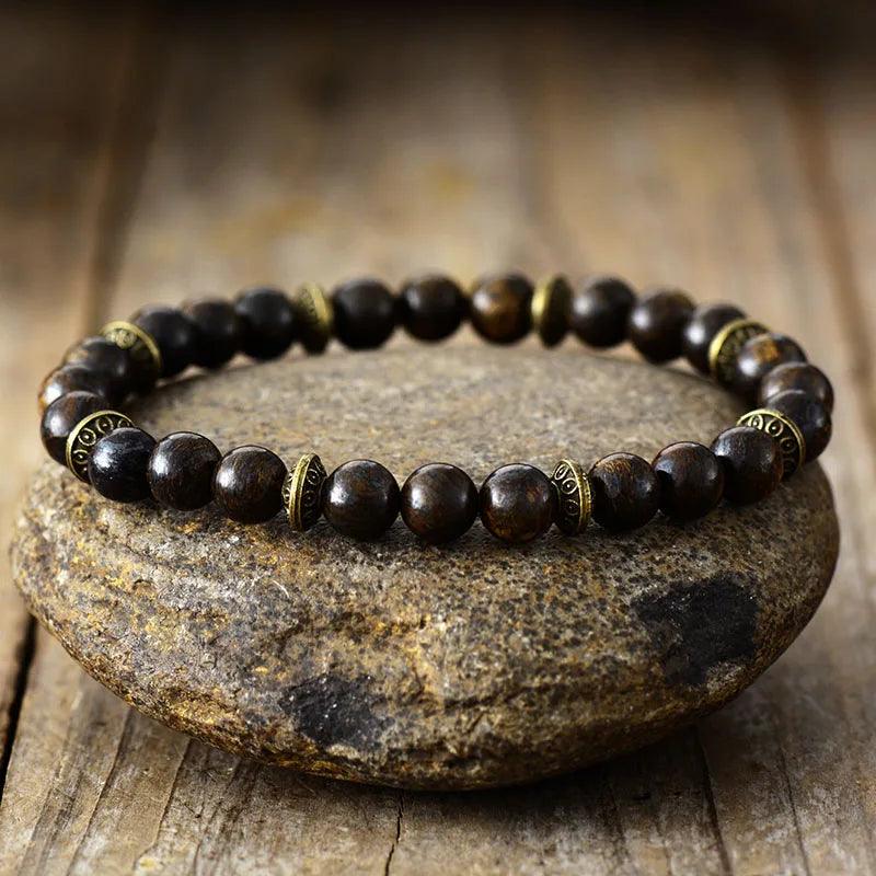 Bracciale in Bronzite e Avventurina Blu “Cammino del Guerriero”