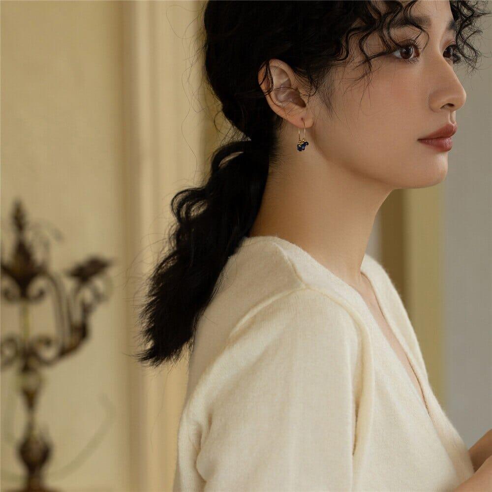 Orecchini "Gocce di Calma" con Kyanite