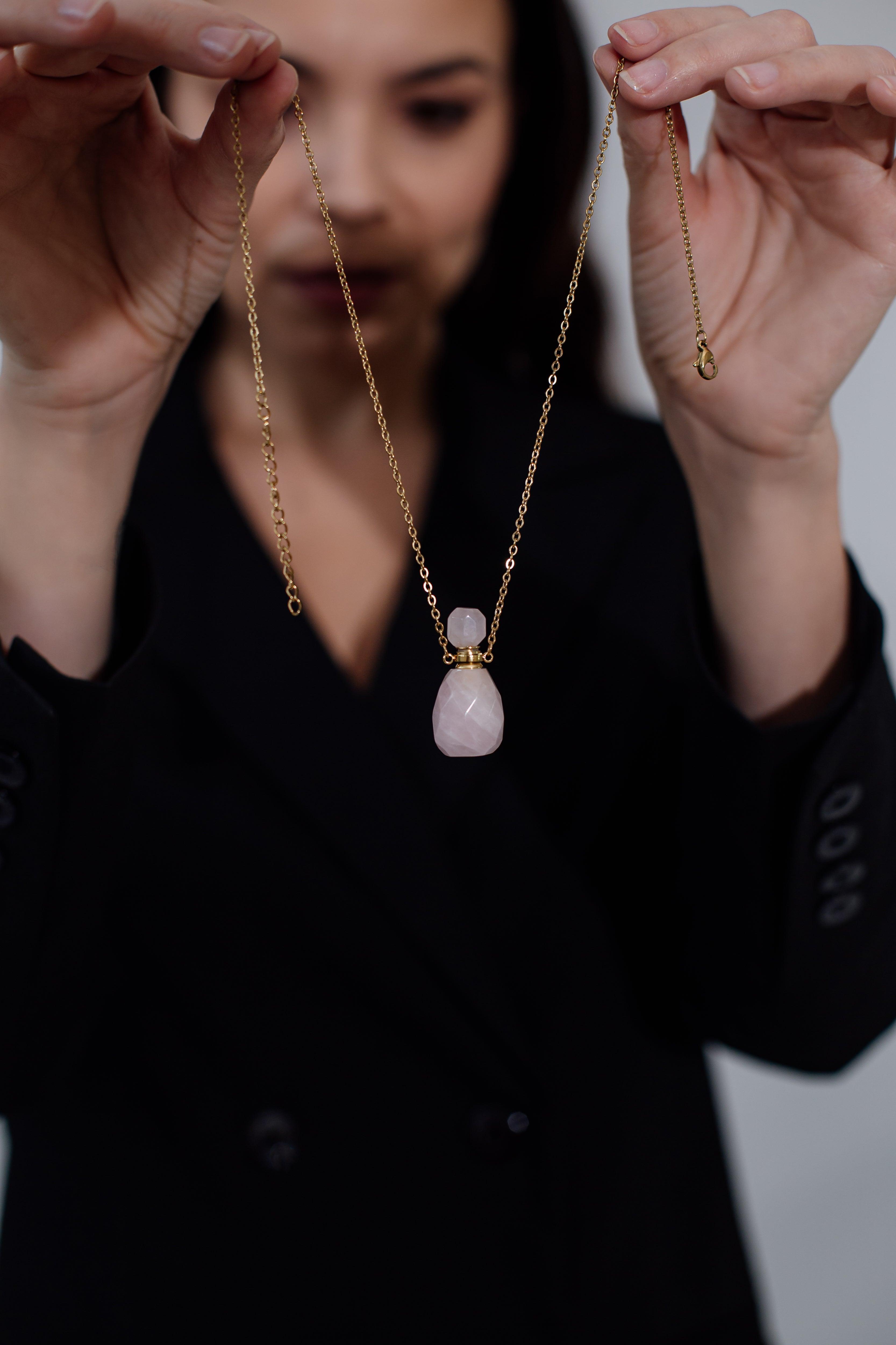 Collana in Quarzo per Aromaterapia