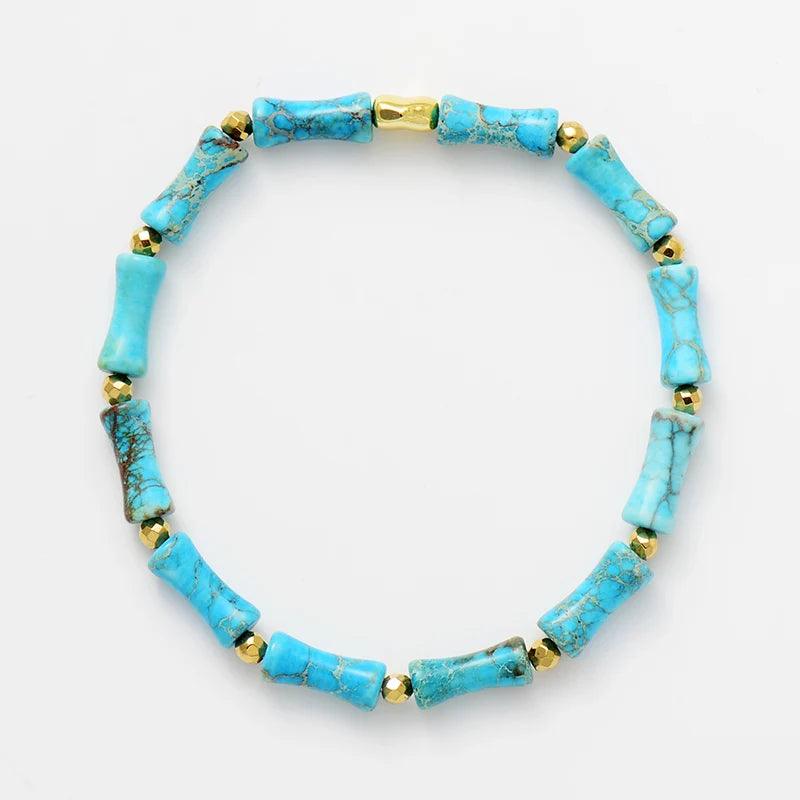 Set di Bracciali in Turchese e Amazzonite “Tesori del Nepal”