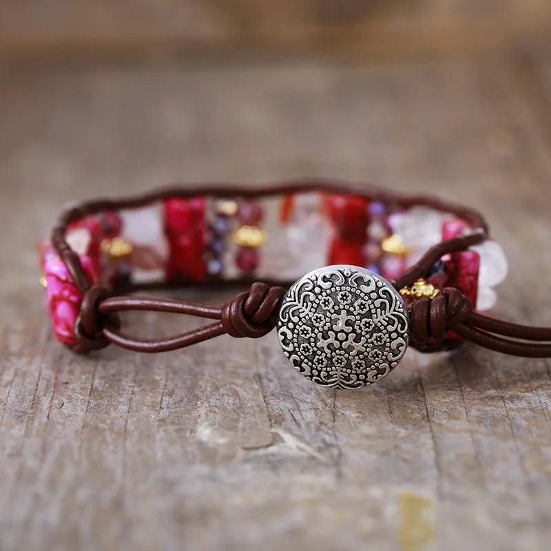 Bracciale in Diaspro "Raffinatezza Naturale"