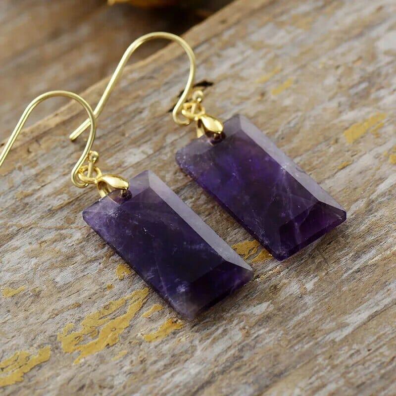 Orecchini Gocce di Cristallo “Armonia Dorata”