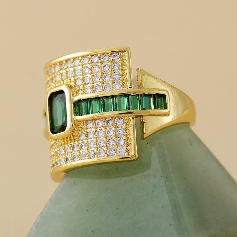 Anello con Pietre Preziose "Eternità Raffinata"