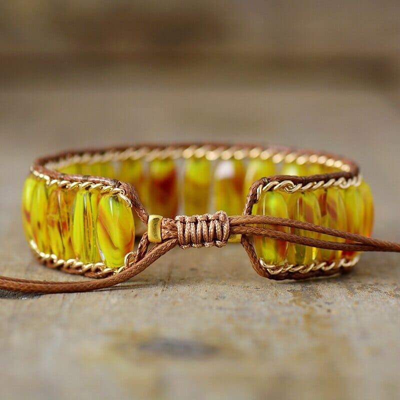 Bracciale "Saggezza Antica" in Ambra