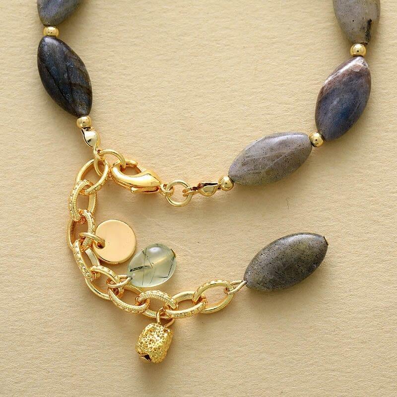 Bracciale in Labradorite "Fascino Misterioso"