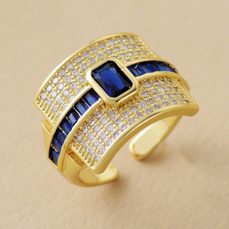 Anello con Pietre Preziose "Eternità Raffinata"