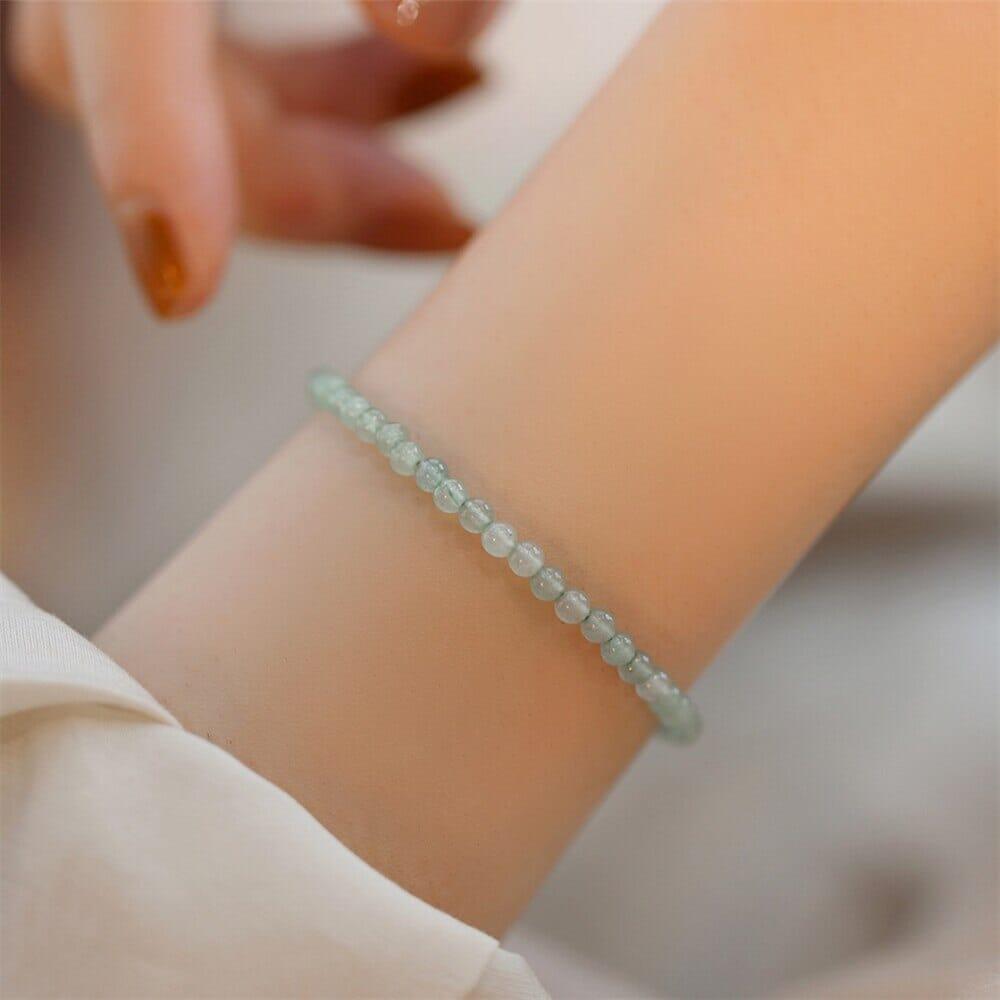 Bracciale "Armonia della Vita" di Agata Verde e Prehnite