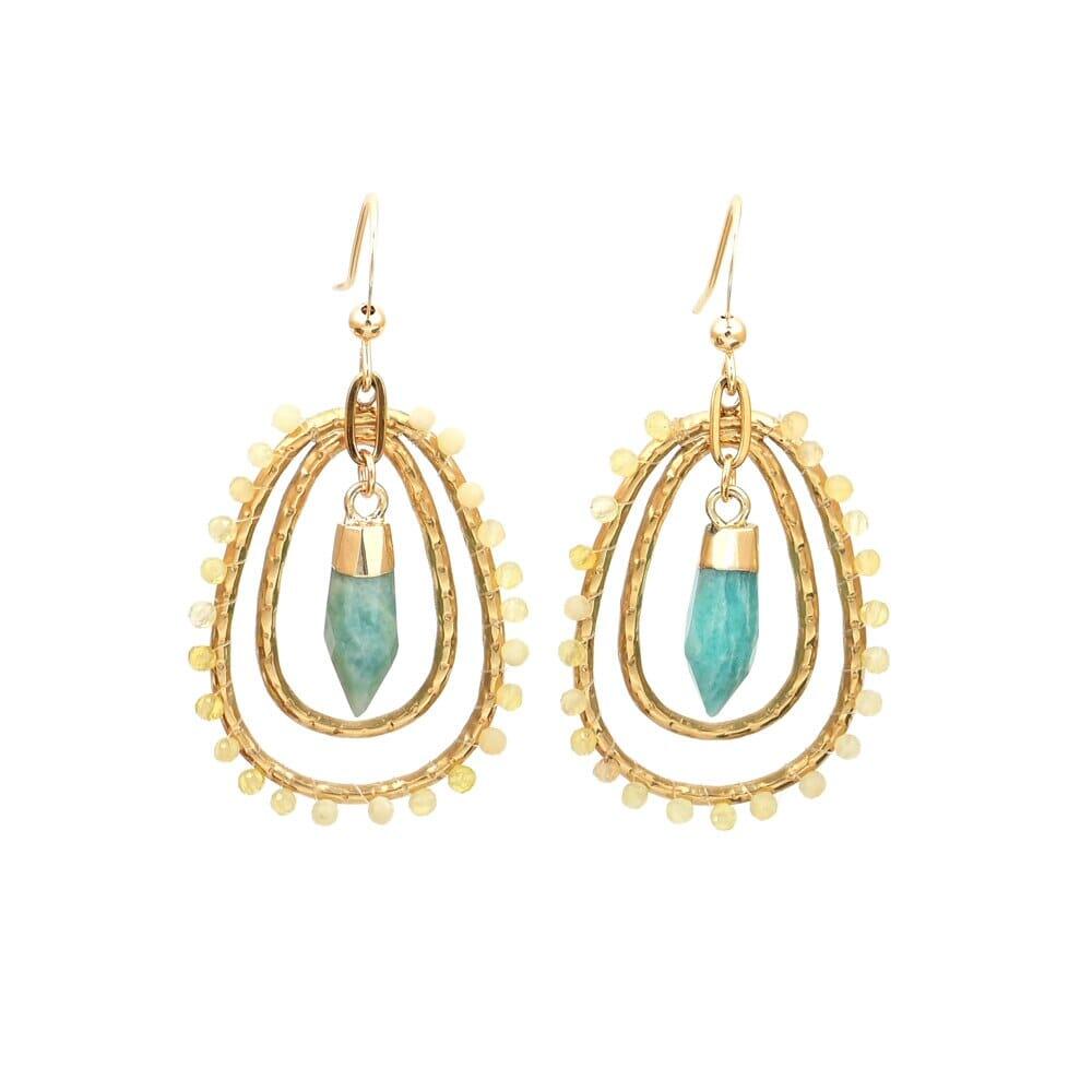 Orecchini "Cuore dell'Essenza" in Gemme Naturali