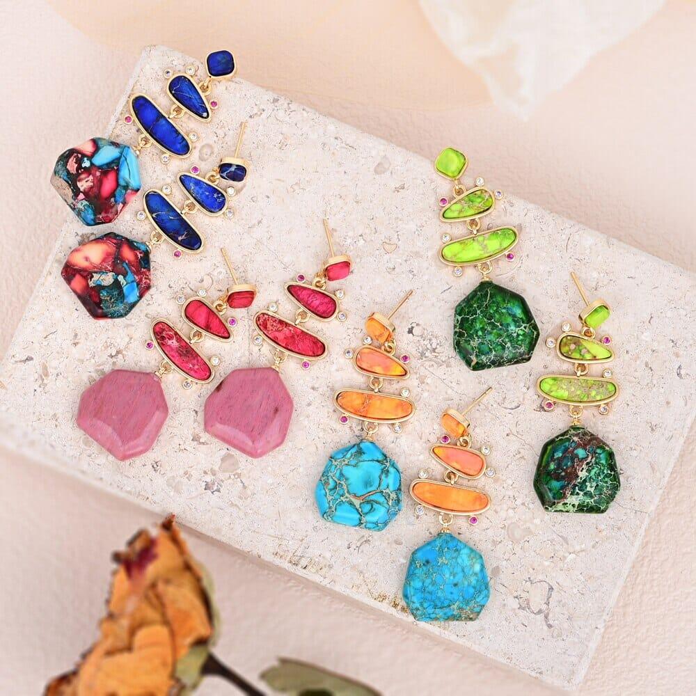 Orecchini "Beatitudine Incantata" in Rodocrosite