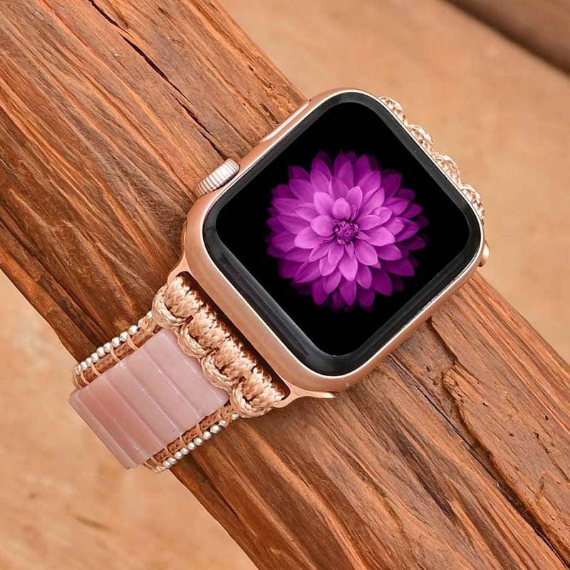 Cinturino per Apple Watch "Carezza Soave" in Opale Rosa